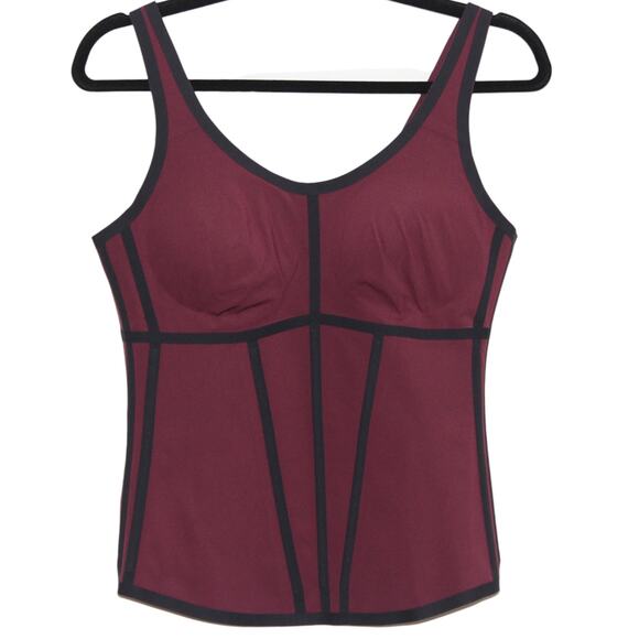 Honeylove Boldness Tank Size Large in Maroon - Picture 2 of 4